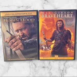 DVD - Robin Hood & Braveheart Bundle